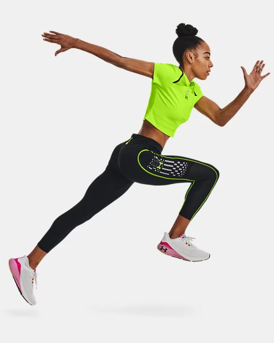 Damen UA Run Anywhere Tights, Knöchellang – Bild 3