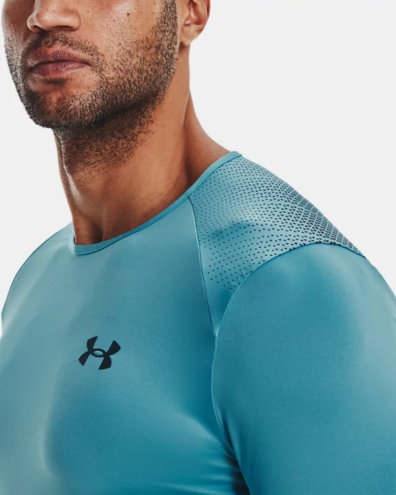 Herren UA ArmourPrint Langarm-Oberteil – Bild 4