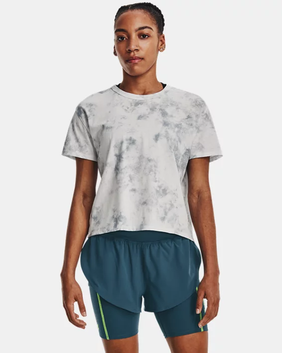 UA Run Anywhere Kurzarm-Oberteil Mit Grafik Für Damen – Bild 2