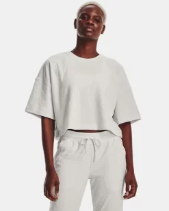 UA Journey Terry Kurzarm-Oberteil Für Damen