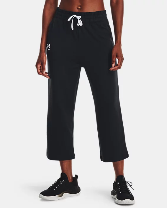 UA Rival Crop Schlaghose Aus French Terry Für Damen