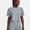 UA RUSH™ Vent Crop Kurzarm-Oberteil Für Damen