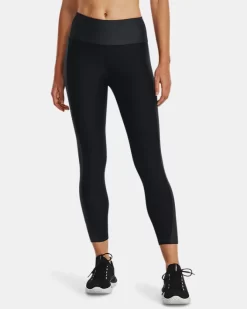 HeatGear® No-Slip Waistband Blocked Ankle-Leggings Für Damen