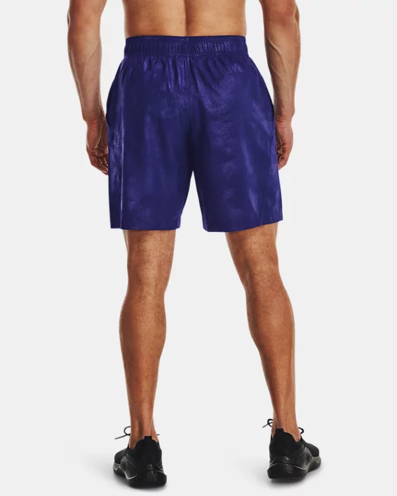 Herren UA Woven Emboss Shorts – Bild 2