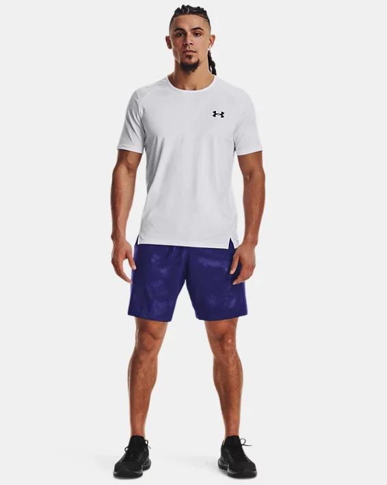 Herren UA Woven Emboss Shorts – Bild 3