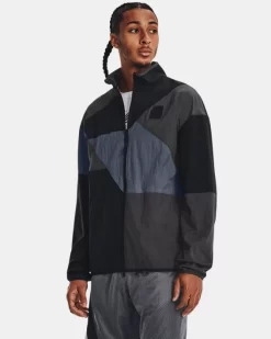 Curry Gewebejacke Mit Durchgehendem Zip Für Herren