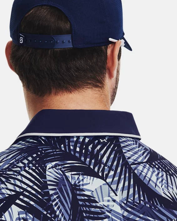 UA Iso-Chill Graphic Palm Poloshirt Für Herren – Bild 6