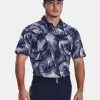 UA Iso-Chill Graphic Palm Poloshirt Für Herren