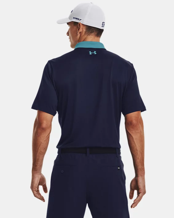 UA Performance 3.0 Poloshirt In Blockfarben-Optik Für Herren – Bild 2