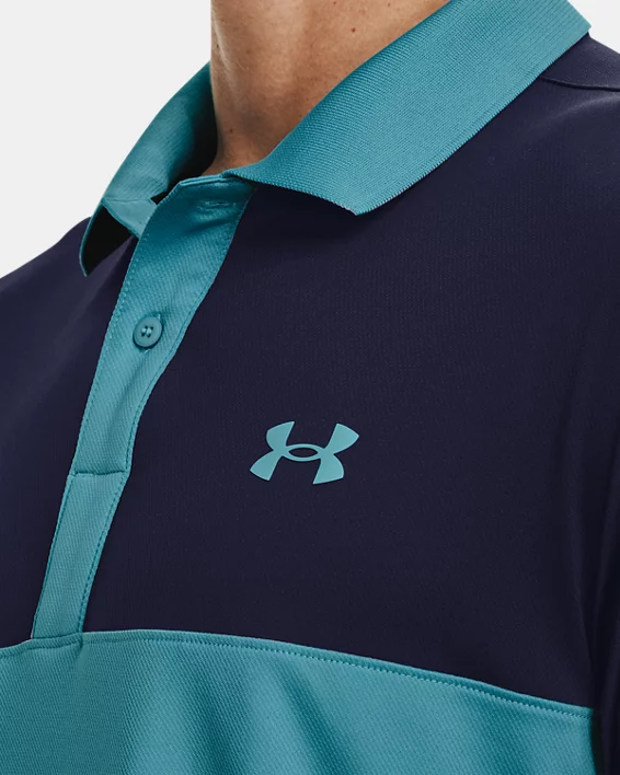 UA Performance 3.0 Poloshirt In Blockfarben-Optik Für Herren – Bild 4