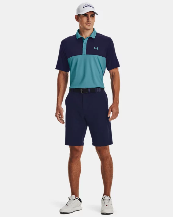 UA Performance 3.0 Poloshirt In Blockfarben-Optik Für Herren – Bild 3