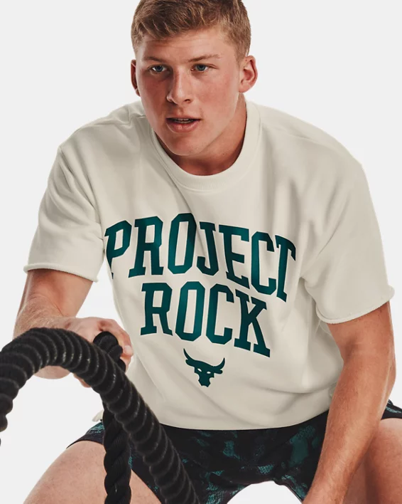 Project Rock Heavyweight Terry T-Shirt Für Herren