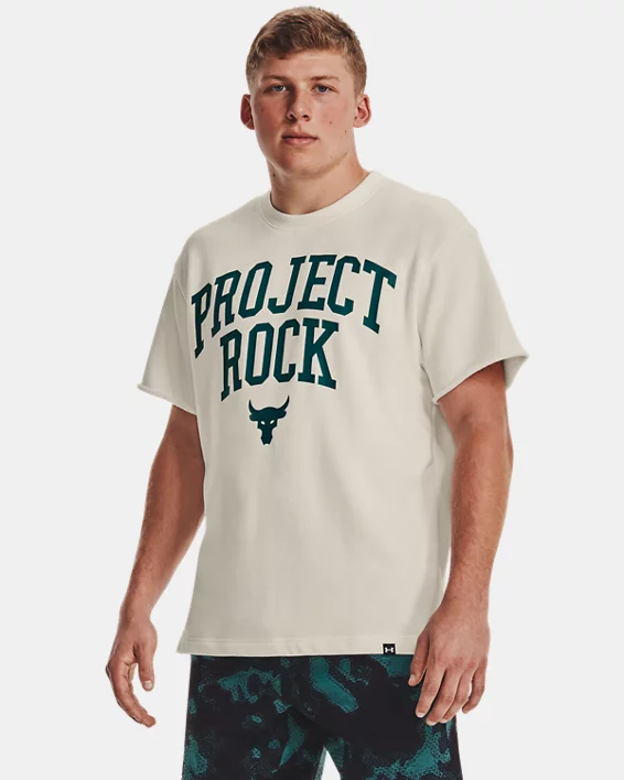 Project Rock Heavyweight Terry T-Shirt Für Herren – Bild 4