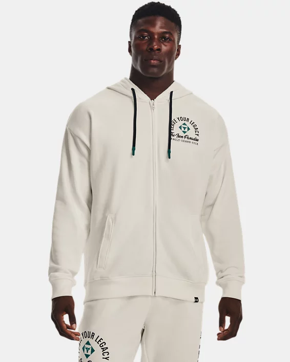 Herren Project Rock Heavyweight Aus French Terry Mit Durchgehendem Zip – Bild 2