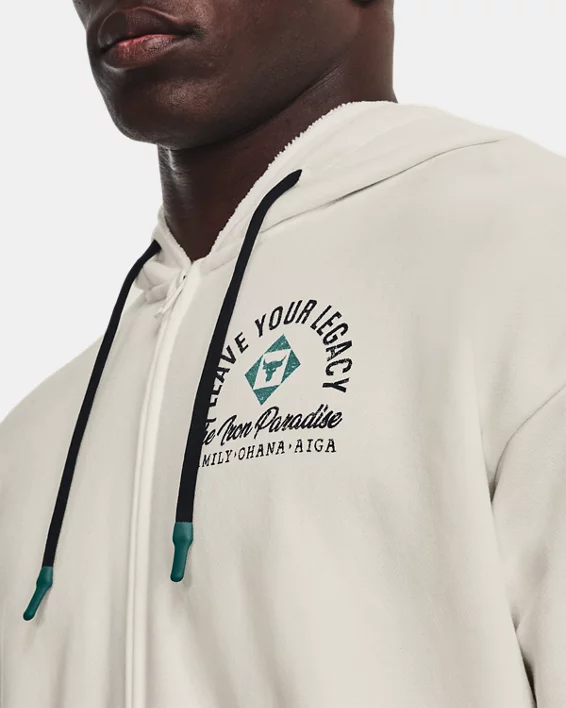 Herren Project Rock Heavyweight Aus French Terry Mit Durchgehendem Zip – Bild 4