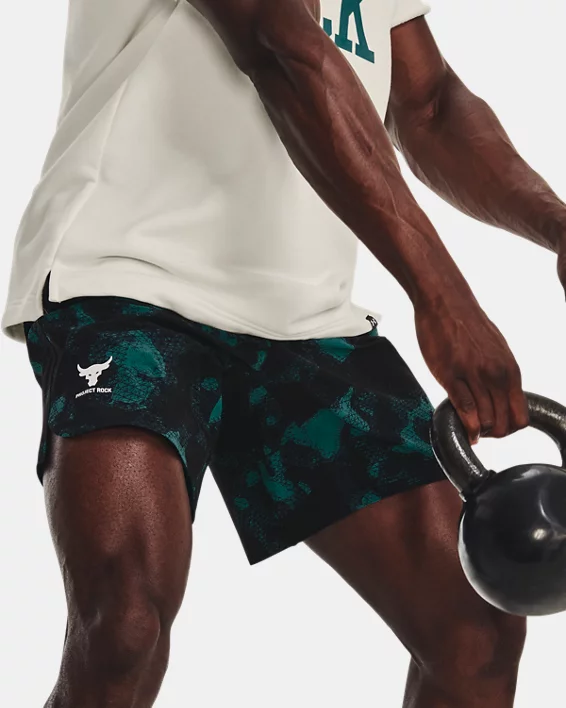 Project Rock Gewebeshorts Mit Aufdruck Für Herren