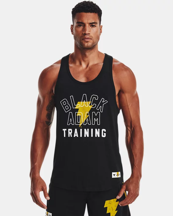 Project Rock Black Adam Tanktop Für Herren – Bild 4
