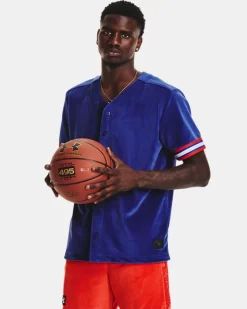 UA Velour Oberteil, Kurzärmlig Für Herren