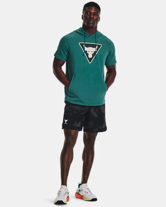 Herren Project Rock Kurzarm-Hoodie Aus French Terry – Bild 3