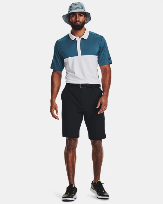 UA Performance 3.0 Crestable Poloshirt In Blockfarben Für Herren – Bild 3