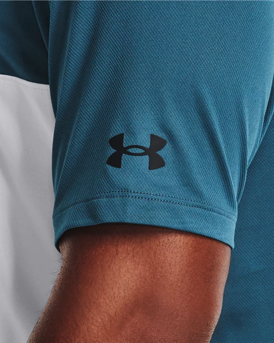 UA Performance 3.0 Crestable Poloshirt In Blockfarben Für Herren – Bild 4