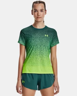 UA RUSH™ Cicada Kurzarm-Oberteil Für Damen