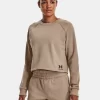 UA Terry Crop Langarm-Oberteil Für Damen