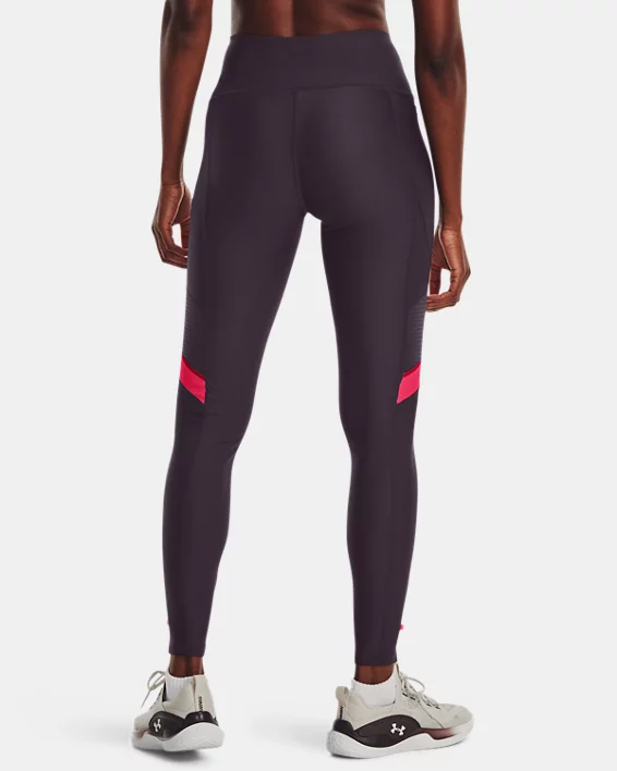 HeatGear® Leggings Mit Rutschsicherem Bund Und Mesh-Einsatz Für Damen – Bild 2