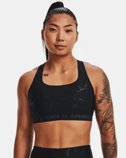 Armour® Mid Crossback Emboss Sport-BH Für Damen